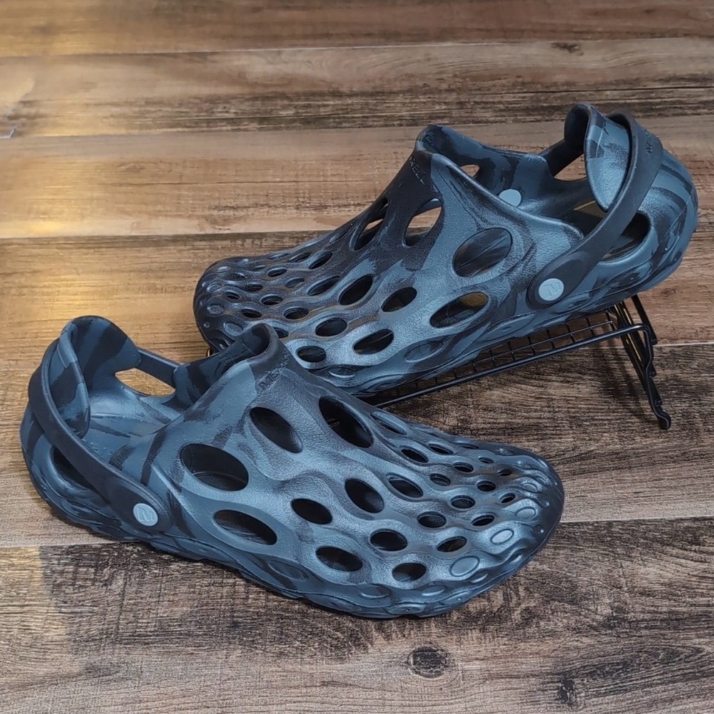 Merrell Hydro Moc Size 10.5 In Gray And Black EVA Foam Water/Everyday Shoes